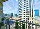 Balcony featuring a cocktail table with city views at 943 Peachtree Ne St # 1603, Atlanta, GA 30309