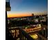 Night view from balcony showcasing cityscape at 943 Peachtree Ne St # 1603, Atlanta, GA 30309