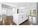 Kitchen island providing additional counter space and seating at 2403 Dawn Dr, Decatur, GA 30032