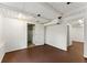 Partially finished basement space with painted floors, walls, and ceilings at 370 Burton Dr, Douglasville, GA 30134