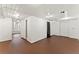 Spacious partially finished basement area with access to a bathroom at 370 Burton Dr, Douglasville, GA 30134