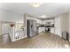 Open-concept kitchen with stainless steel appliances and lots of cabinet space at 370 Burton Dr, Douglasville, GA 30134