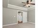 Bright bedroom with ceiling fan and connecting doors at 2845 Echols Rd, Cumming, GA 30041