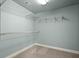 Walk-in closet featuring white wire shelving for storage at 2845 Echols Rd, Cumming, GA 30041