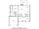 Floorplan featuring kitchen, bedrooms, living room, dining room, garage, and foyer with dimensions at 257 Lakestone Pkwy, Woodstock, GA 30188