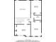 Floorplan shows bedrooms and hall, along with bath, with dimensions at 257 Lakestone Pkwy, Woodstock, GA 30188