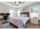This home offers a stylish primary bedroom with great natural lighting and dedicated office space at 1903 Anjaco Rd # 5, Atlanta, GA 30309