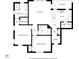 Floor plan with labeled rooms and dimensions. This layout features bedrooms, living room, kitchen, and bathrooms at 1903 Anjaco Rd # 5, Atlanta, GA 30309