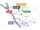 Community map highlighting nearby schools, parks, shopping centers, and local points of interest at 456 Reflection Dr # 20, Stockbridge, GA 30281