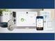 Smart home technology featuring security, thermostat, and lighting control at 456 Reflection Dr # 20, Stockbridge, GA 30281