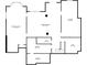 Basement floorplan showcasing recreation rooms and ample storage space, maximizing functionality at 627 Warsaw Rd, Roswell, GA 30075