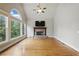 Spacious living room with hardwood floors and soaring ceilings perfect for entertaining or relaxing at 627 Warsaw Rd, Roswell, GA 30075