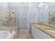 Bathroom with a large shower and double vanity at 818 Highland Green Ne Way # 818, Atlanta, GA 30306