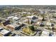 Cityscape featuring an aerial view of a town square surrounded by buildings and greenery at 15 Mary Jane Ln, Covington, GA 30016