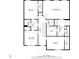 Second floor plan displays layout of Gathering room, bedrooms, bathrooms and laundry room at 15 Mary Jane Ln, Covington, GA 30016