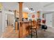 Finished basement with custom-built wet bar perfect for entertaining at 370 Fairleaf Ct, Alpharetta, GA 30022