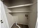 This closet offers shelving and a place to install laundry machines at 2992 Parc Lorraine, Lithonia, GA 30038