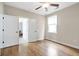 Bedroom featuring a window and double doors to bathroom at 3207 Kensington Rd, Avondale Estates, GA 30002