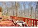 Scenic deck area with outdoor furniture, perfect for relaxation and enjoying the view at 5642 N Highway 212, Covington, GA 30016
