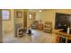Cozy living room featuring two leather recliners and a TV at 5642 N Highway 212, Covington, GA 30016