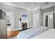 Charming main bedroom with a decorative fireplace and ensuite bathroom access at 733 Cherokee Se Ave, Atlanta, GA 30315