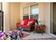 Balcony with outdoor seating, small table, and view at 200 River Vista Dr # 736, Atlanta, GA 30339