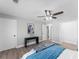 Relaxing main bedroom with a ceiling fan, large closet and stylish decor at 1190 Dallas Hwy, Villa Rica, GA 30180