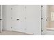 Double door closet featuring modern doors and hardware at 2849 Parkridge Ne Dr, Brookhaven, GA 30319