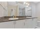 Bathroom vanity with granite countertops and double sinks at 400 17Th Nw St # 2025, Atlanta, GA 30363