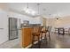 Spacious kitchen and dining area with stainless appliances, bar seating at 400 17Th Nw St # 2025, Atlanta, GA 30363