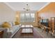 Inviting living room with a cozy couch, stylish coffee table, and large window that provides natural light at 400 17Th Nw St # 2025, Atlanta, GA 30363