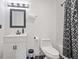 Clean bathroom featuring white subway tile in the shower, a vanity, and modern fixtures at 1377 Marston St, Smyrna, GA 30080