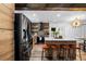 Modern kitchen with wooden accents, stainless steel appliances, and a stylish center island at 1377 Marston St, Smyrna, GA 30080
