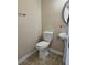 Powder room features a pedestal sink, and neutral tones at 2478 Brynfield Cv, Suwanee, GA 30024