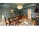 Chic dining room boasting a stylish light fixture, beautiful decor, and an inviting ambiance at 2115 Azalea Dr, Roswell, GA 30075