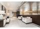 Bright and airy lobby with modern furnishings and elegant marble floors at 1065 Peachtree Ne St # 2901, Atlanta, GA 30309