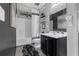 Cozy bathroom featuring a shower/tub combination, vanity, and decorative accents at 120 Sunflower Ln, Covington, GA 30016