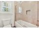 Bathroom with a glass door shower and window at 2417 Siesta Ct, Marietta, GA 30062