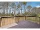 Wooden deck in backyard at 1542 Bogota Way, Jonesboro, GA 30236