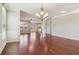 Spacious living room with hardwood floors and natural light at 3255 Blackburn Dr, Cumming, GA 30040