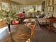Enclosed sun room with seating and natural light at 2894 Dellinger Dr, Marietta, GA 30062