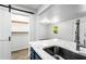 Beautiful kitchen featuring a pantry with a barn door, open to another room for easy access at 4739 Cook Sw Rd, Stockbridge, GA 30281