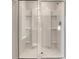 This walk in shower includes built-in shelving and glass enclosure at 4825 Layton Drive, Lithia Springs, GA 30122