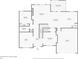 First floor plan featuring a kitchen, dining room, office, living room and garage at 1351 Ashbury Park Dr, Hoschton, GA 30548