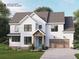 Charming two-story home with vertical siding, a welcoming front porch, and a two-car garage at 554 Palm St, Holly Springs, GA 30115