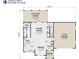 First floor plan showcasing an open concept layout with a Gathering room, dining area, and modern kitchen at 554 Palm St, Holly Springs, GA 30115