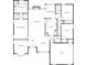 Detailed floor plan showcasing the layout of a spacious home with a main bedroom and Gathering room at 2304 New Haven Pl, Conyers, GA 30094