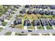 Serene aerial perspective of a lovely home encircled in yellow, showcasing its position in a quiet neighborhood at 4217 Heisenberg Ln, Suwanee, GA 30024