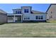 Beautiful backyard view showcases a well-kept lawn and back of the home at 4217 Heisenberg Ln, Suwanee, GA 30024