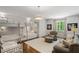 bedroom with bunk beds, comfortable seating area, and a light-colored rug at 4520 Garmon Nw Rd, Atlanta, GA 30327